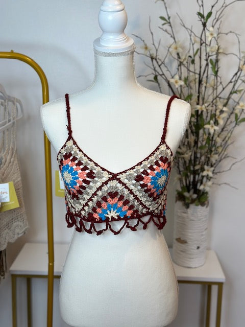 Tassel Crochet Camisole