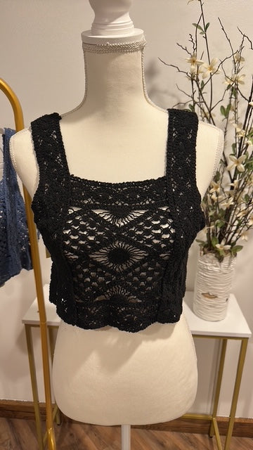 Crochet Tank Crop