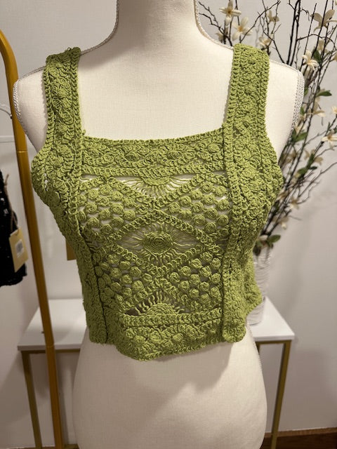 Crochet Tank Crop