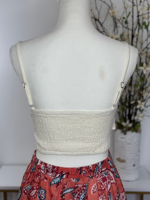 Gauze Tie Top