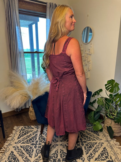 Mini Button Down Dress